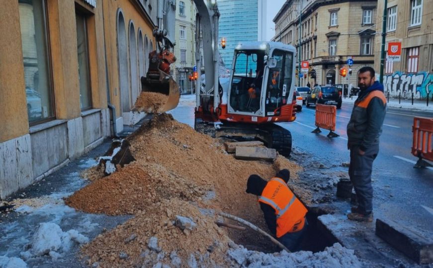 Sarajevo: Radovi u više od 20 ulica, evo gdje može doći do prekida vodosnabdijevanja