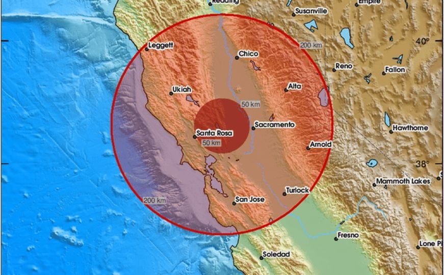 Zastrašujuća situacija u Americi: Žestok zemljotres pogodio Kaliforniju, izdato upozorenje za cunami