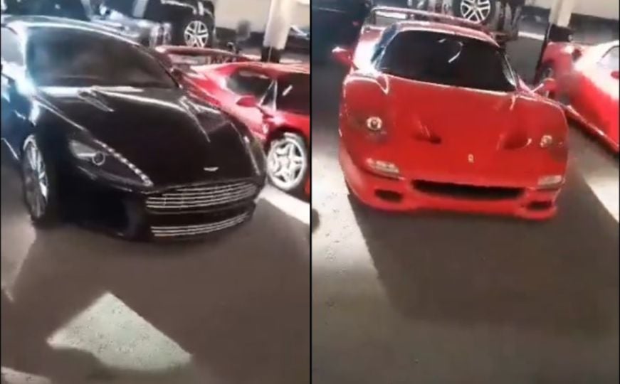 Snimak nevjerovatnih Assadovih automobila: U kolekciji se nalazi Ferrari, Bentley, Lamborghini