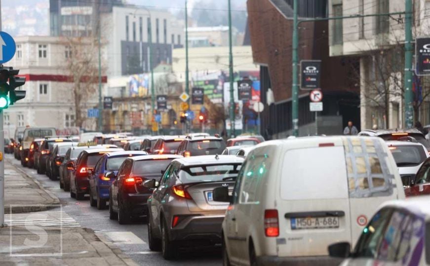 Ogromne saobraćajne gužve u Sarajevu: Izbjegavajte ovaj dio grada