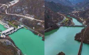 Grabovičko jezero ponovo blista: Pogledajte nevjerovatne prizore iz zraka