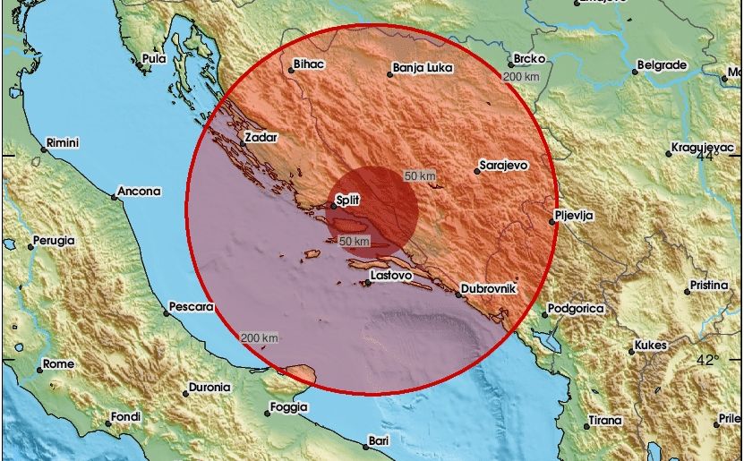 Noćni zemljotres u Hrvatskoj, osjetio se i u BiH: "Tutnjava i udar"