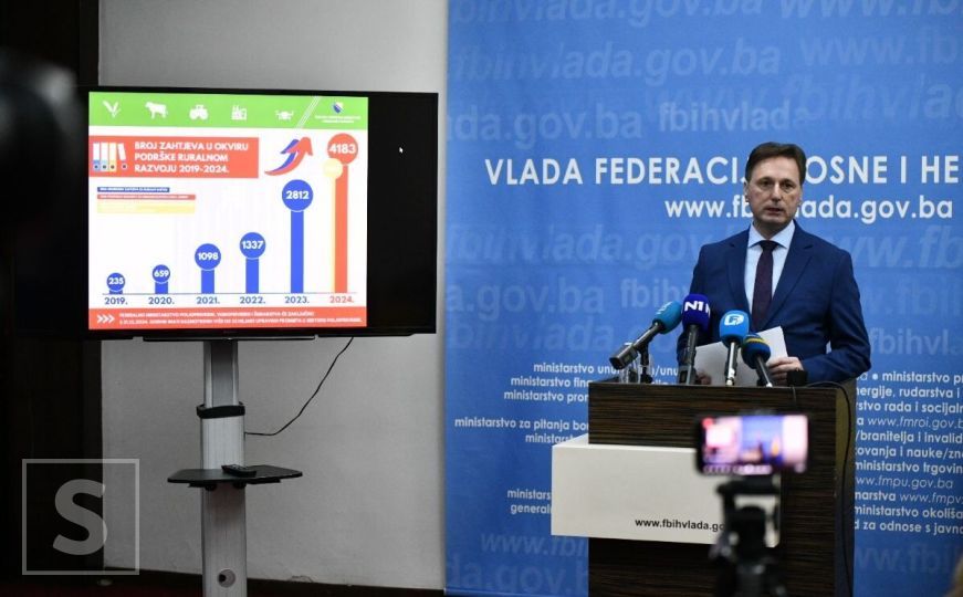 Press konferencija ministra Hrnjića: Bilježimo rast u poljoprivrednom sektoru