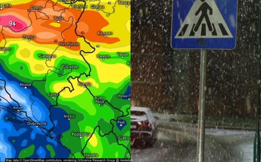 BH Meteo objavio novu prognozu: "Pripremimo se na obilne padavine"