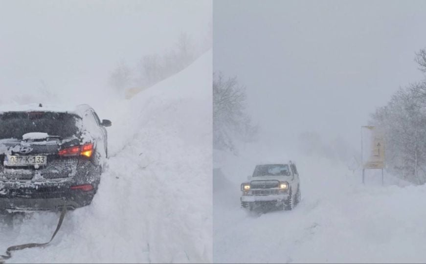 "Situacija je preteška, pomozite nam": Drvar odsječen od svijeta, palo dva metra snijega!