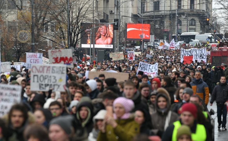 Studenti Beograda predali 1.000 pisama Zagorki Dolovac: 'Vrijeme je da opravdate naše povjerenje'