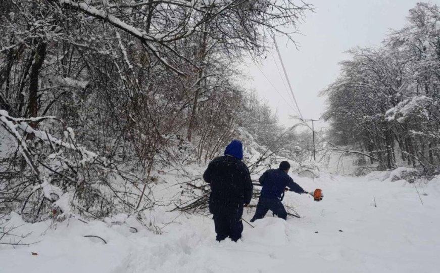 Oglasila se Elektroprivreda BiH: Otklonjena većina kvarova uzrokovana snježnim padavinama