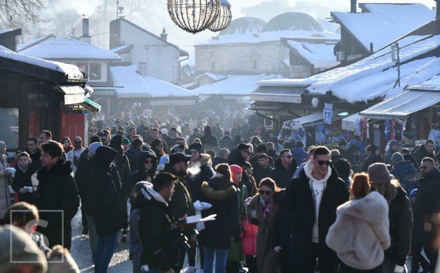 U Sarajevu oboren rekord dolazaka i noćenja turista tokom novogodišnjih praznika