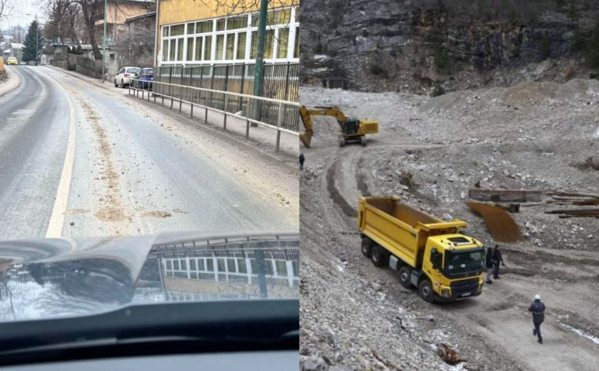 KJKP Rad sankcioniše gradilište zbog prljavštine na saobraćajnici: Prijeti kazna do 6.000 KM