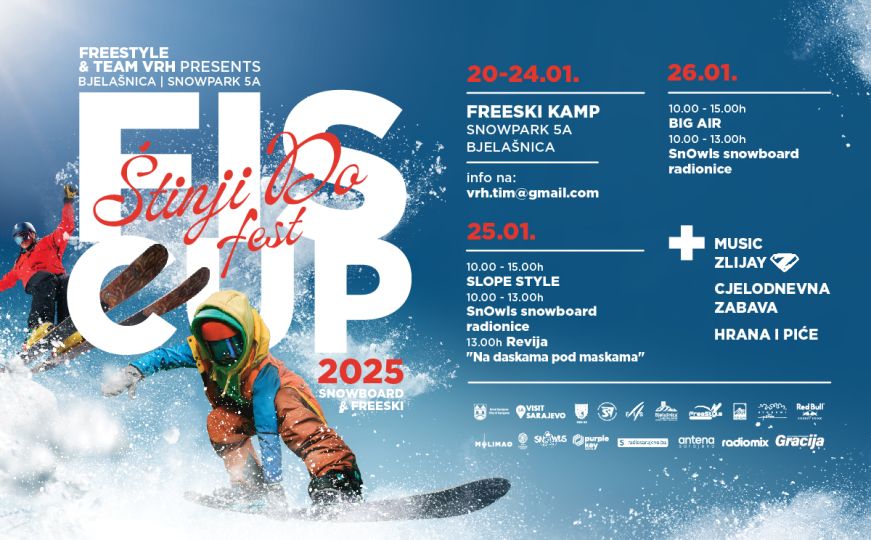 Treće izdanje Štinji Do Festa na Bjelašnici: Adrenalinska avantura za skijaše i bordere!