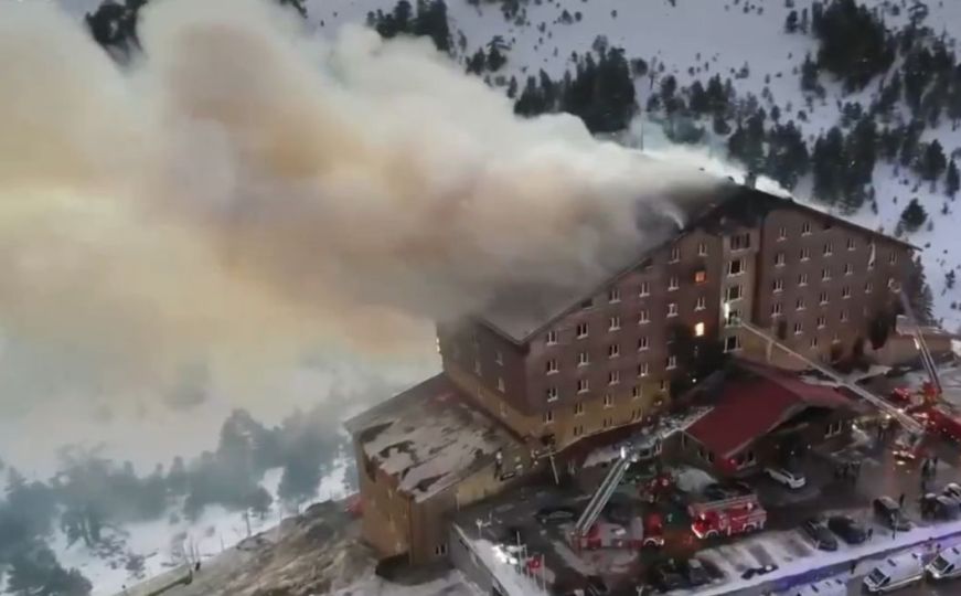 Tragedija na skijalištu u Turskoj: U požaru hotela najmanje 66 mrtvih
