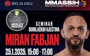 MMA zvijezda Miran Fabjan voditelj humanitarnog seminara u Mostaru