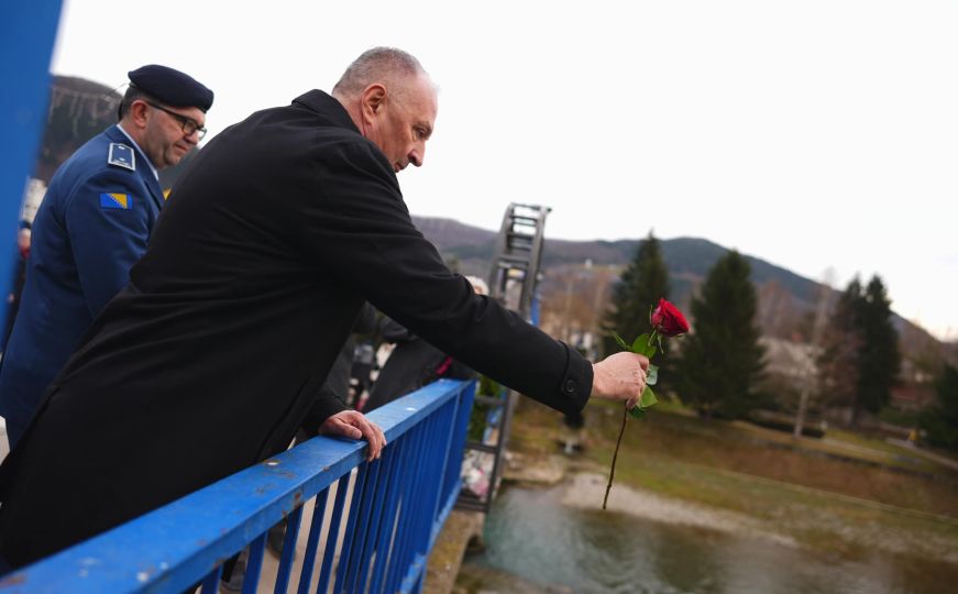 U Drinu bačene ruže: Zukan Helez na obilježavanju godišnjice oslobođenja Goražda