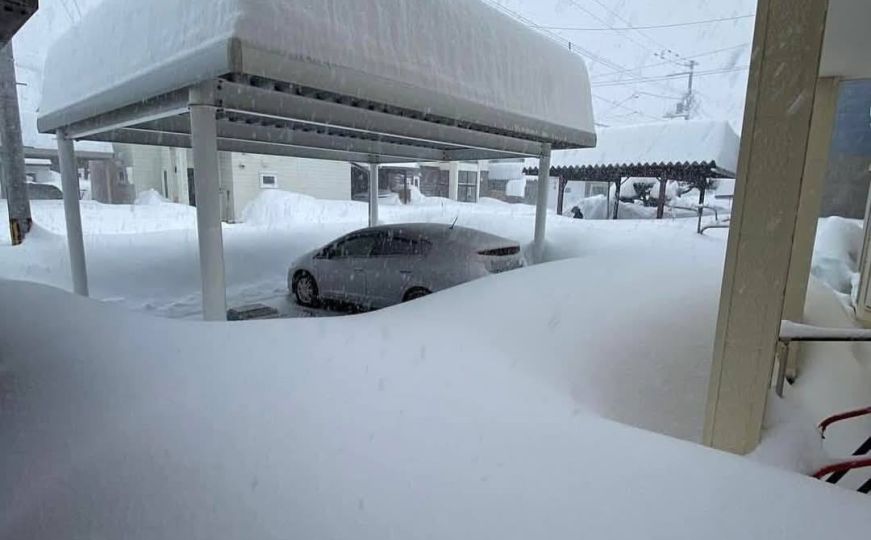 Rekordne snježne padavine u Japanu: U gradu Obihiro palo 120 cm snijega u svega nekoliko sati