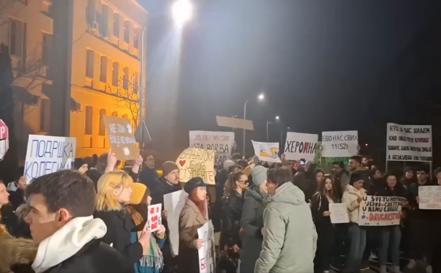 Skup podrške: Banjalučki studenti i večeras uz kolege u Srbiji