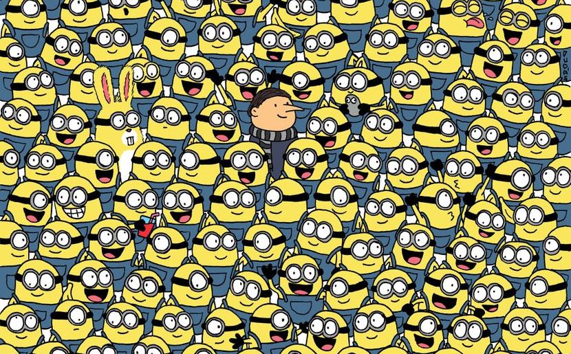IQ test: Možete li pronaći 3 banane među Minionsima?
