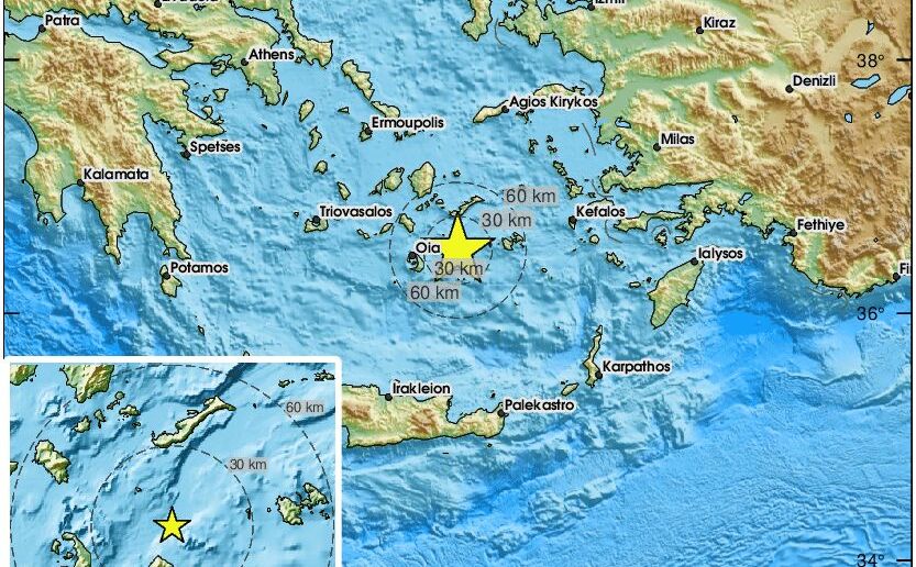 Nova podrhtavanja tla u Grčkoj: Otok Santorini od jutros pogodila tri zemljotresa