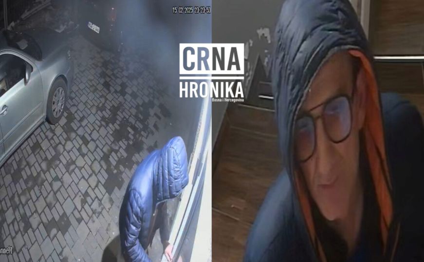 Policija traga za lopovom koji obija po sarajevskom naselju: Objavljen snimak, prepoznajete li ga?