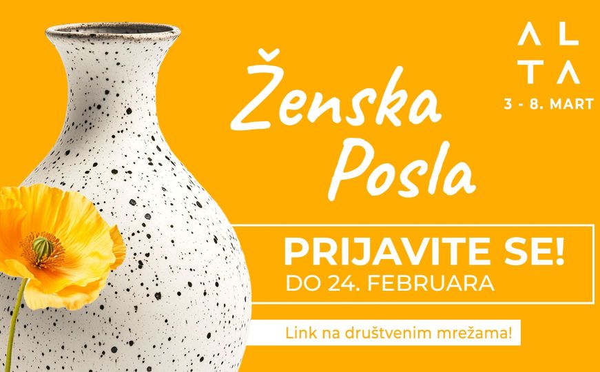 ALTA Shopping Center otvara prijave za Bazar ženskog poduzetništva!