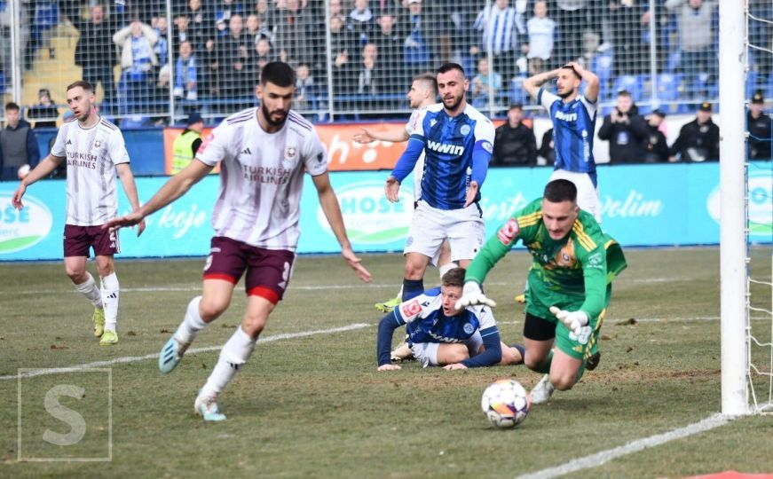 Revija promašaja na Grbavici: Željezničar i Sarajevo remizirali u derbiju s velikim brojem šansi