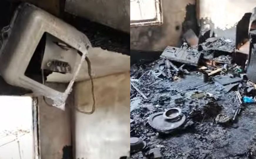 Jezivi prizori: Objavljen snimak izgorjele kuće u Bosanskoj Dubici u kojoj su stradale tri osobe