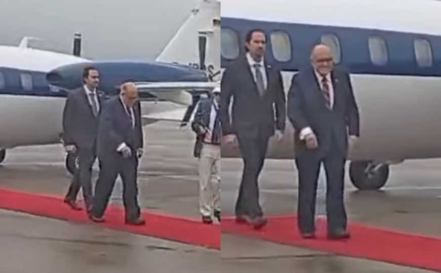 Bez pompeznog dočeka: Kontroverzni Rudy Giuliani sletio u Banju Luku