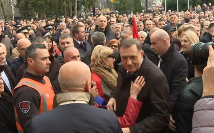 Milorad Dodik stigao na miting u Banjoj Luci