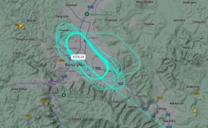 Britanski avion kružio iznad Banje Luke tokom Dodikovog mitinga