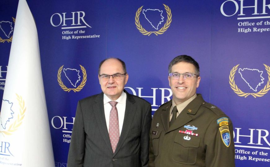 Christian Schmidt se sastao sa komandantom NATO-a u BiH