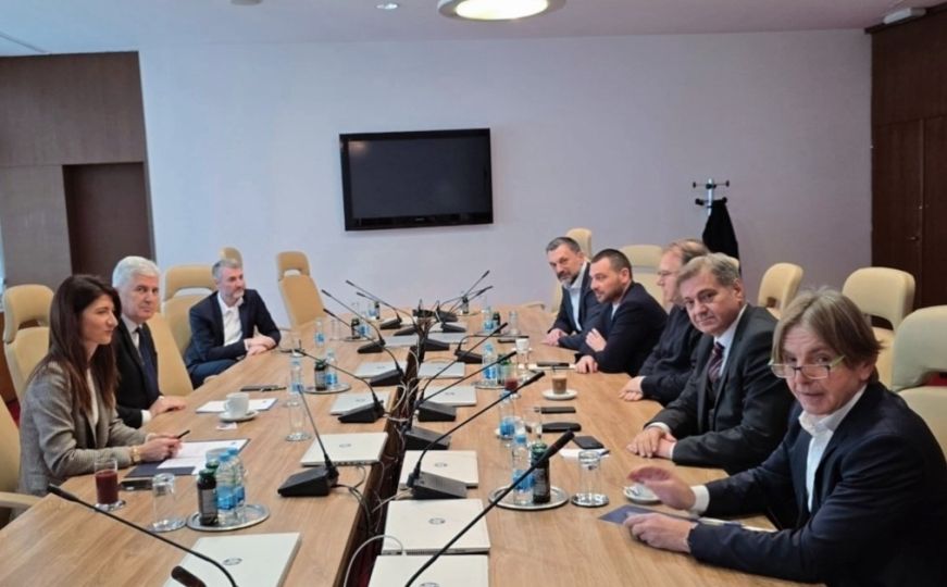 Sastali se lideri Trojke i HDZ BiH: "Mir i sigurnost ne smiju biti ugroženi"
