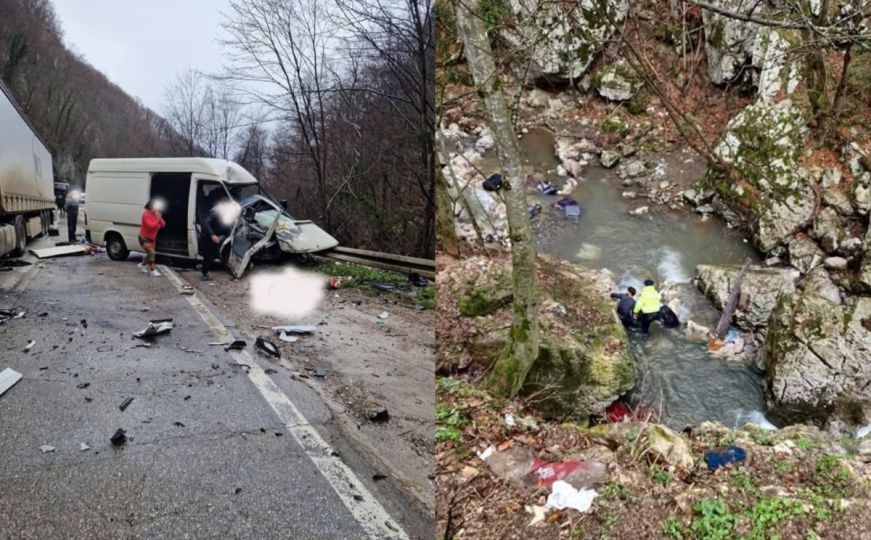Saobraćajna nesreća kod Kladnja: Jedna osoba završila u rijeci
