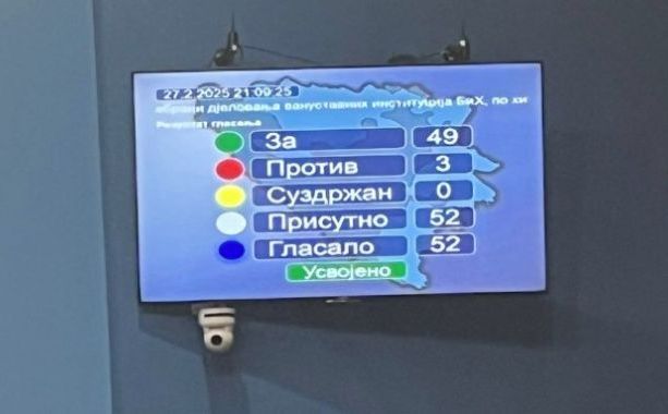 Ovo troje zastupnika je glasalo protiv rušenja Ustava BiH u NSRS