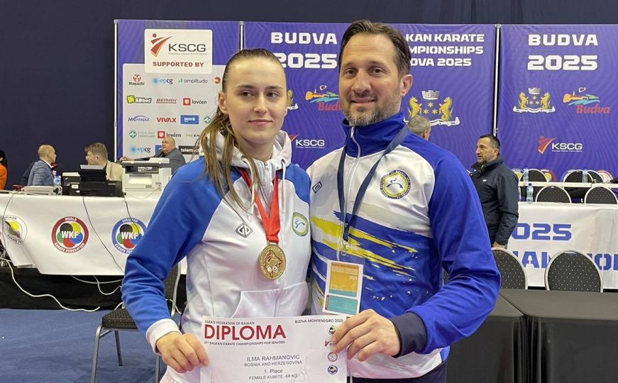 Balkansko prvenstvo: Ilma Rahmanović osvojila zlatnu medalju u karateu