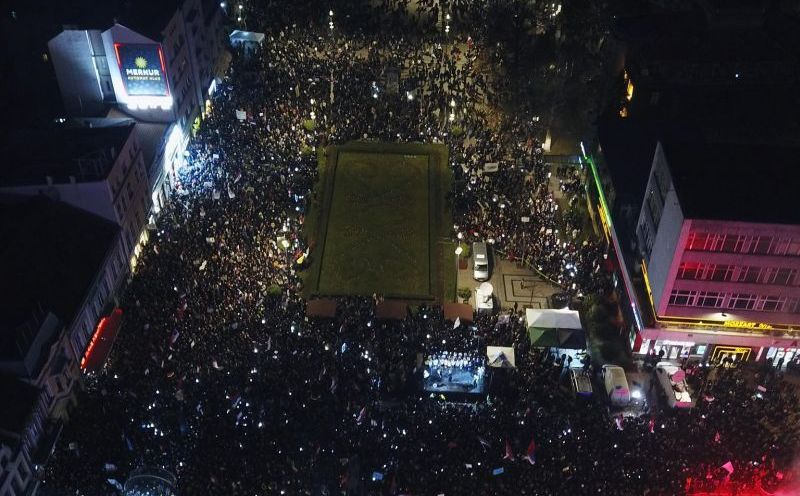 Razglednica iz Niša: Ovako je završio peti masovni prosvjed studenata u Srbiji