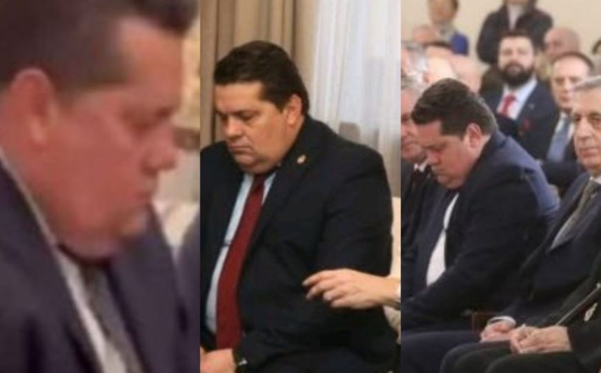 Stevandić zaspao i na sastanku sa Mandićem i Kneževićem, pogledajte fotografije