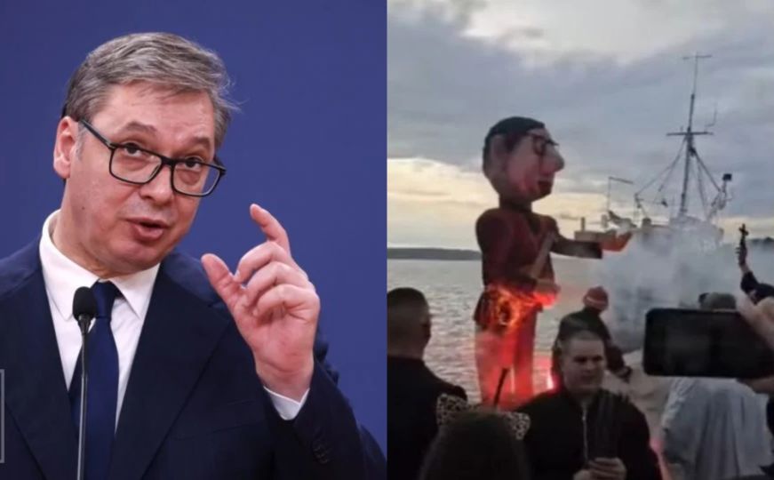 Vučić tokom posjete Boru: "Nema ljepšeg znaka nego kad ti Hrvati svake godine spale lik"