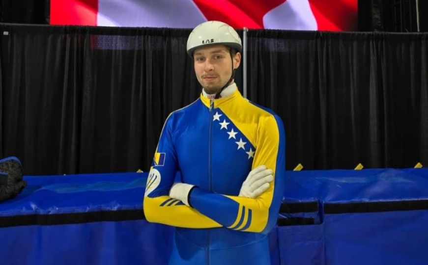 Nedim Muzaferović na juniorskom SP-u u brzom klizanju oborio dva lična rekorda