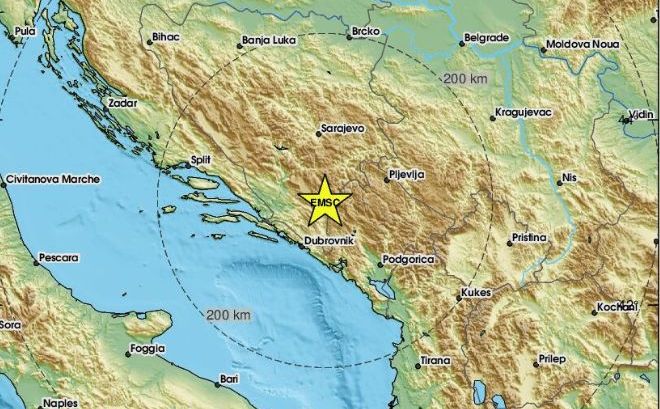 Zemljotres u Bosni i Hercegovini