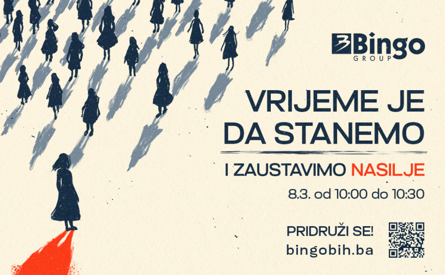 Iz Binga najavljuju: '8. marta naših 230 trgovina će, od 10:00 do 10:30, stati sa radom'