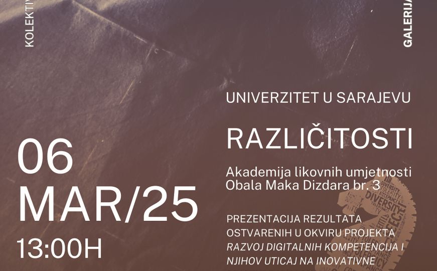 Kolektivna izložba "Različitosti" u Sarajevu: Kreativni susret mladih umjetnika i digitalnih alata