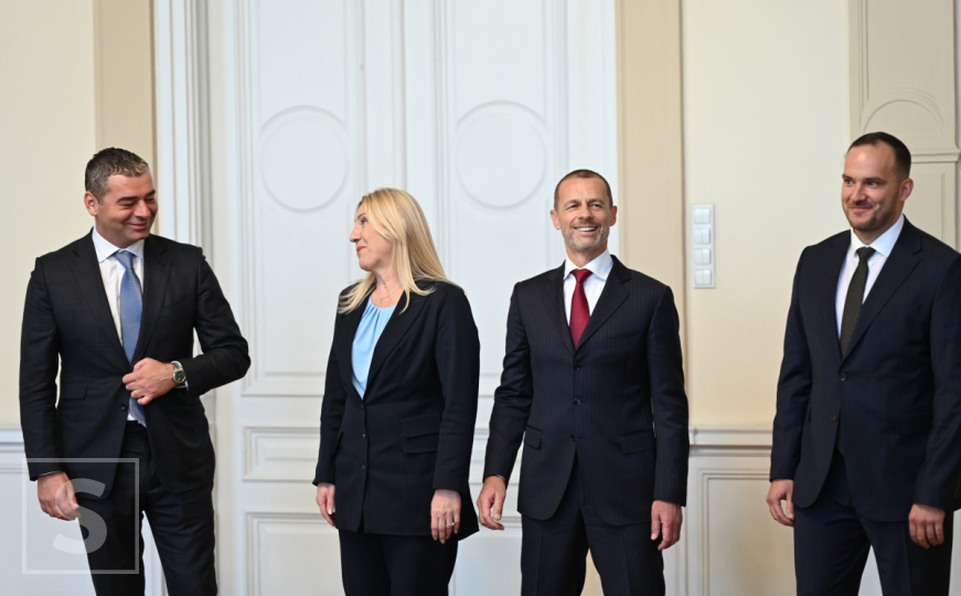 Prijem u Predsjedništvu BiH: Željka Cvijanović ugostila Aleksandra Čeferina, organizovan i sastanak