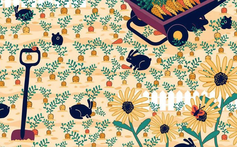 Dok zečevi čuvaju mrkve od znatiželjnih pogleda: Probajte pronaći prsten za samo 10 sekundi