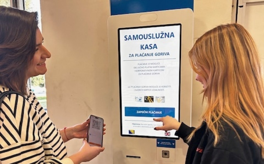 Prva samouslužna kasa na benzinskim stanicama u Bosni i Hercegovini