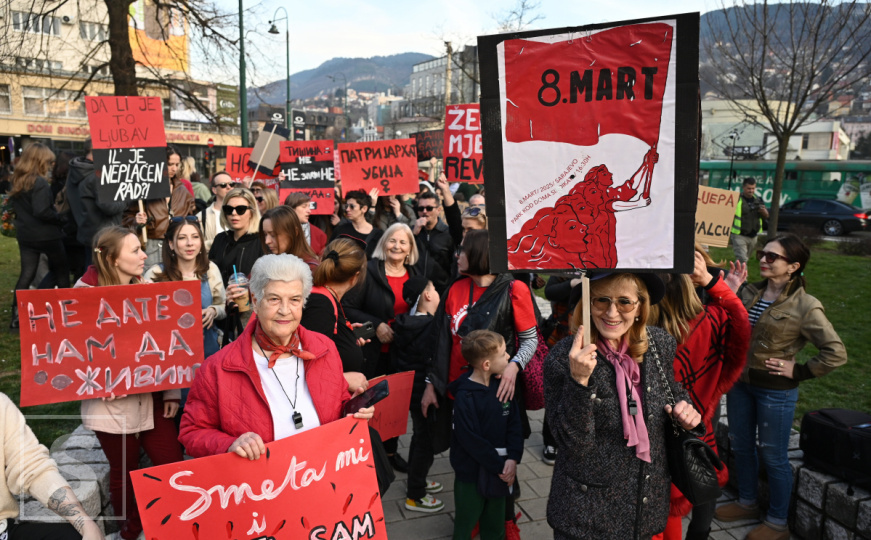 Osmomartovski marš u Sarajevu: Za dostojanstven rad, sigurnost i radne uvjete vrijedne življenja