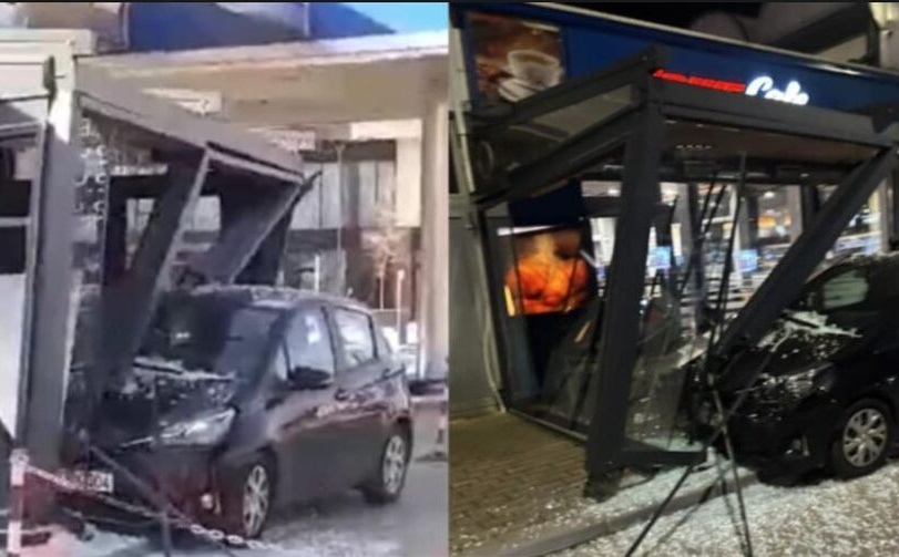 Saobraćajna nesreća u Sarajevu: Automobil se zabio u benzinsku pumpu