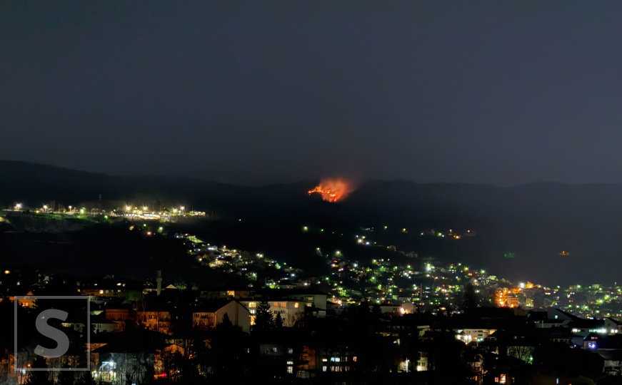 Veliki požar iznad Sarajeva