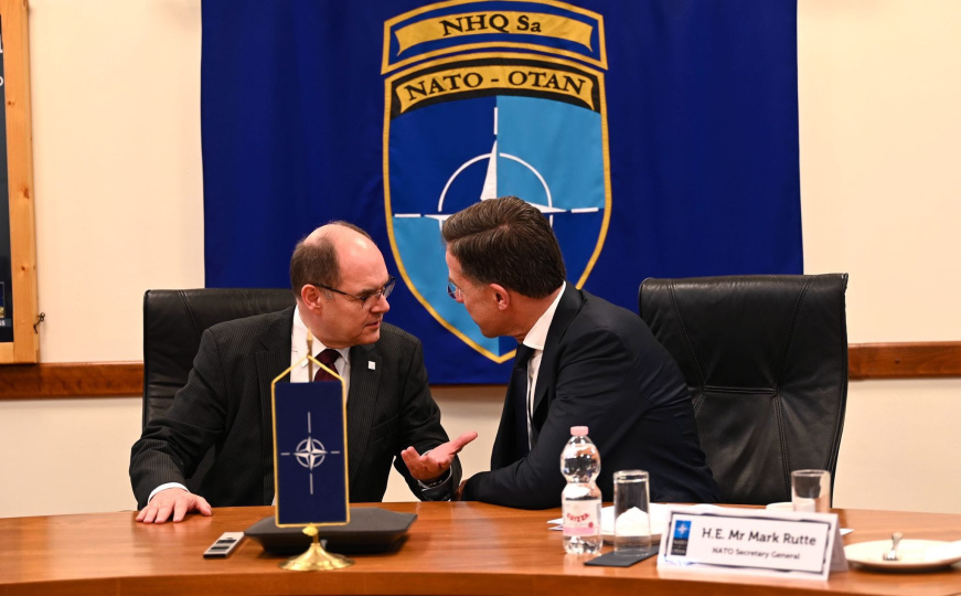 Christian Schmidt sa Mark Rutteom: "Trenutni napadi su crvena linija koja se ne smije preći"