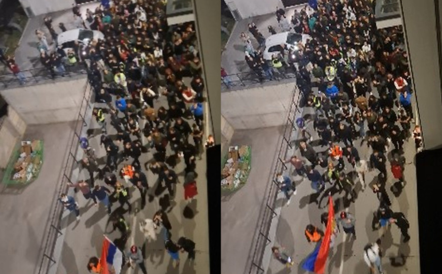 Studenti blokirali i RTV Vojvodine: "Mi nismo huligani i nećemo upadati u zgradu"