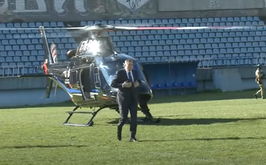 Bjegunac Dodik ismijava pravosuđe BiH: Umjesto u pritvoru, uživa u helikopterskim vožnjama