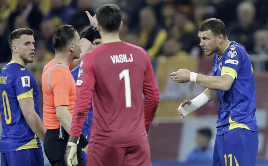 Prve informacije o stanju Edina Džeke iz Bukurešta: Hoće li kapiten propustiti duel sa Kiprom?